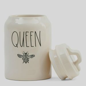 Rae Dunn Queen Bee Medium canister brand new